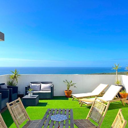 Nazaré Ocean Flat - Private Rooftop Terrace BBQ Extérieur photo