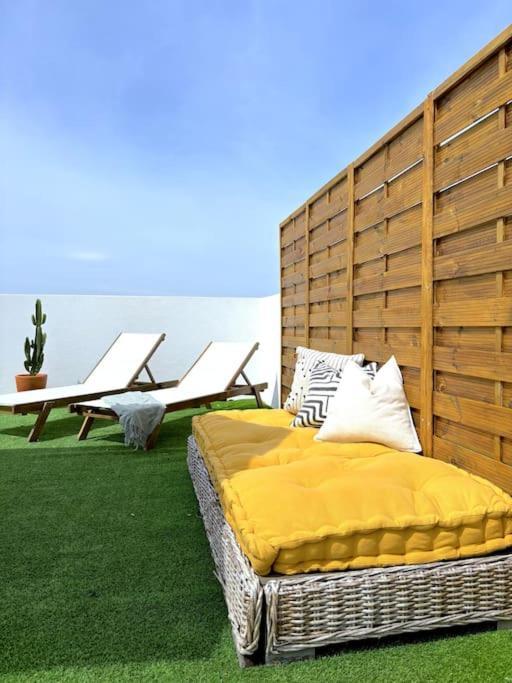 Nazaré Ocean Flat - Private Rooftop Terrace BBQ Extérieur photo