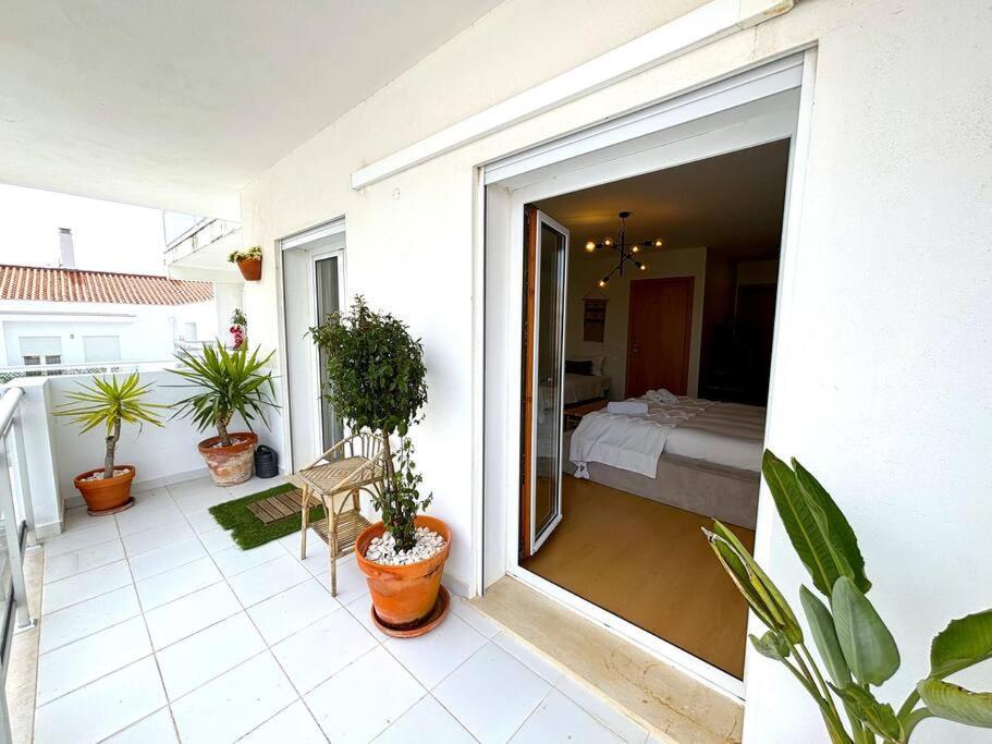 Nazaré Ocean Flat - Private Rooftop Terrace BBQ Extérieur photo