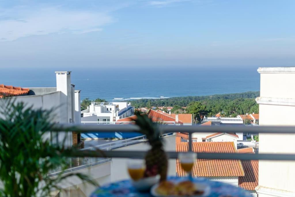 Nazaré Ocean Flat - Private Rooftop Terrace BBQ Extérieur photo